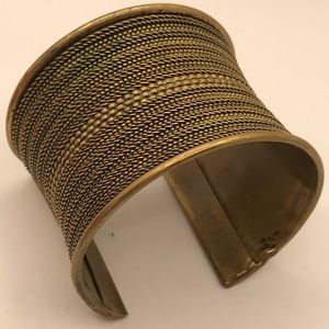 Heavy Brass Cuff Bracelet